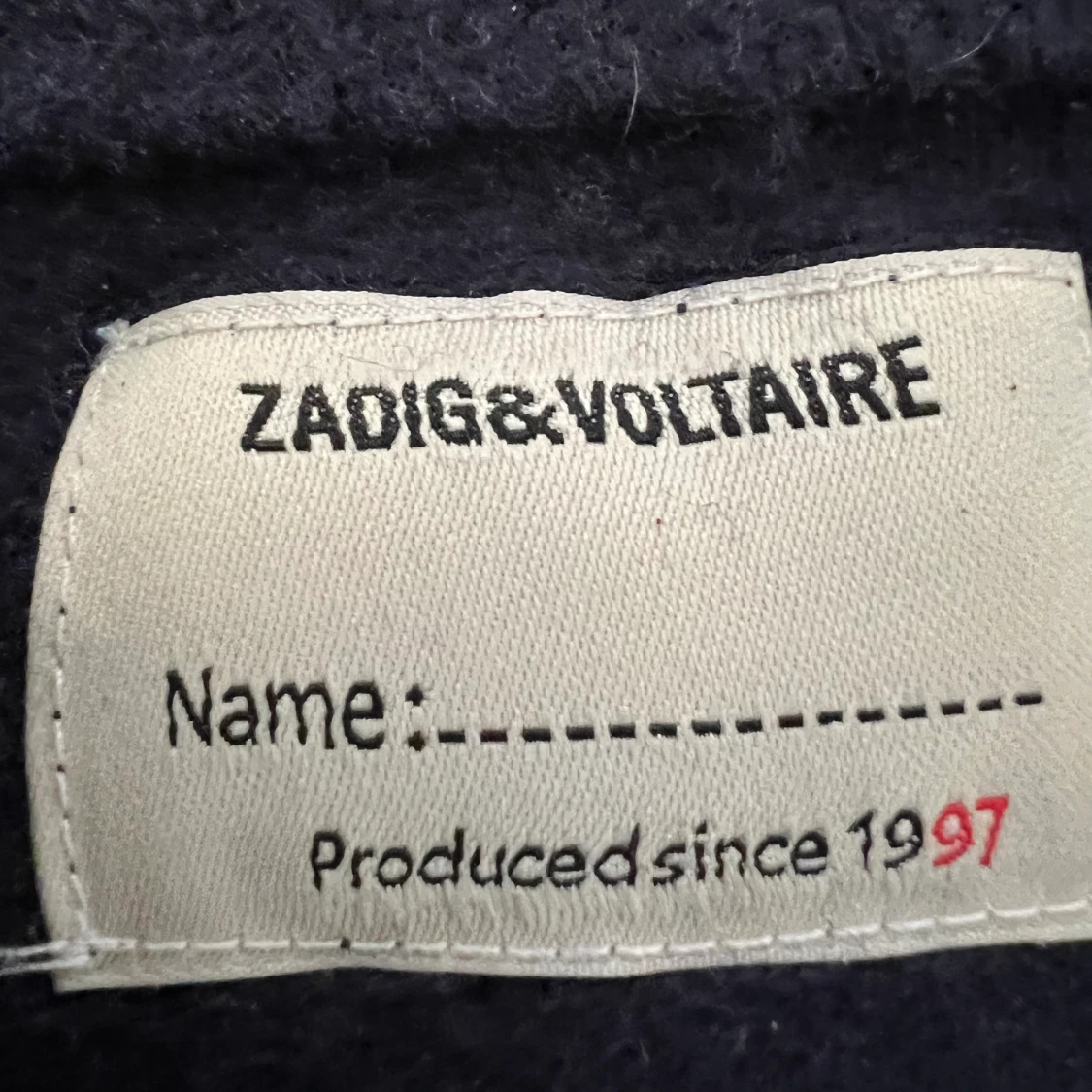 En mörkblå stickad tröja från Zadig&Voltaire - 90