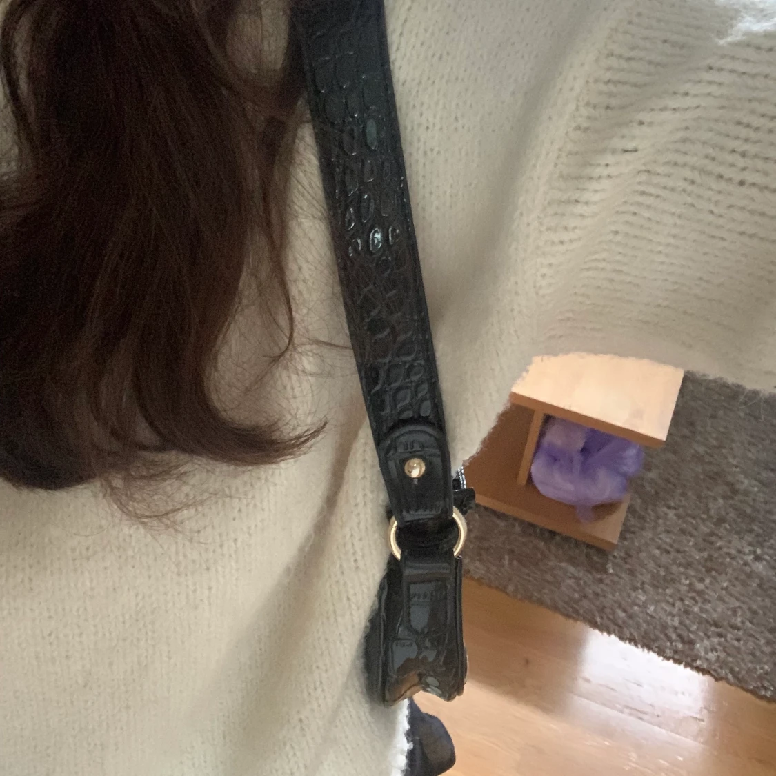 axelrem väska svart - 91