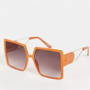 ALDO - orangea fyrkantiga solglasögon  - Solglasögon från Asos, ALDO Annerelia. Sparsamt använda, som nytt skick. Nypris 189:-, nu 90:-!