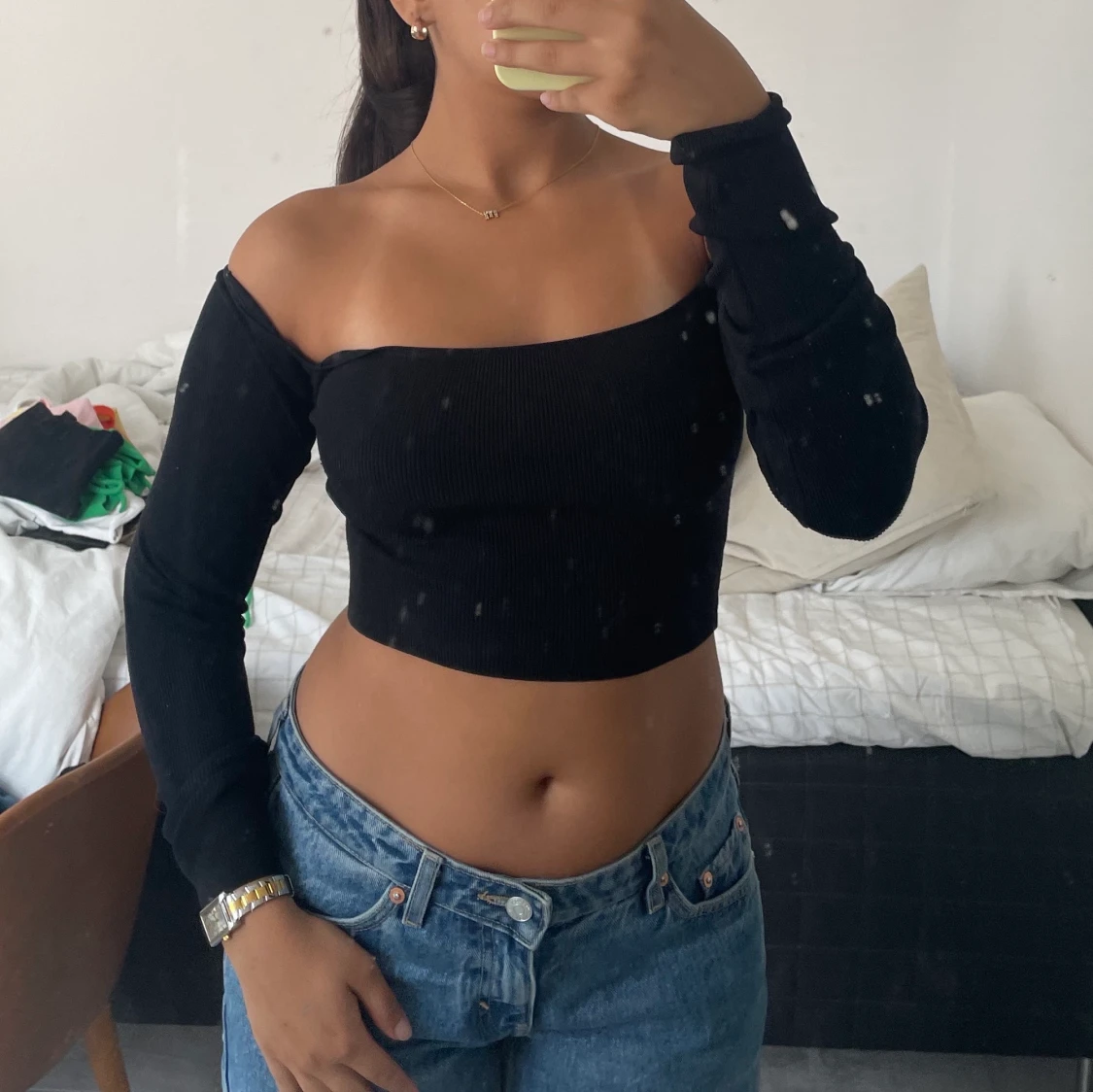 Svart top 