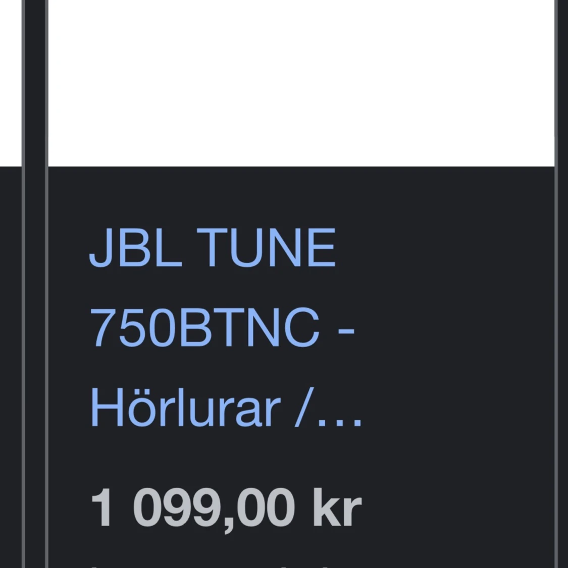 JBL hörlurar  - 91