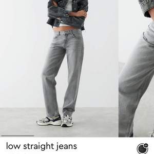 Säljer dessa populära slutsålda low waist jeans från Gina Tricot. Super bra skick, säljs då dom inte passar längre. I storlek 32 💗 Frakten tillkommer på priset 💗