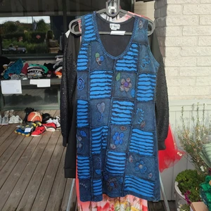 Blå klänning - Jag säljer den här fina klänningen. Den är i nyskick. 💙✨Köparen står för frakt.✨