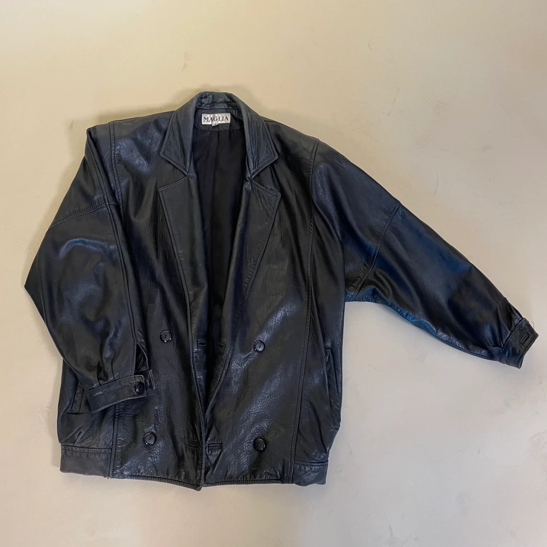 Vintage läderjacka - 90