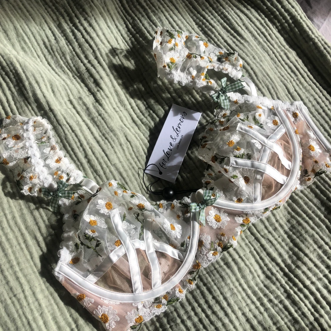 Blommig bh🌻🍋💛 - 91