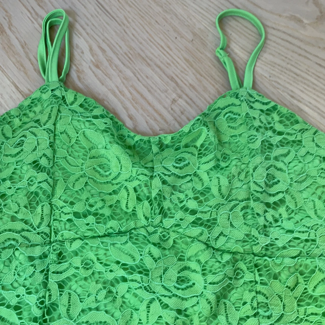 Neon grön topp - 90