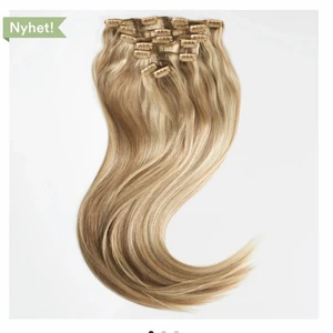 Clip ins - Lös hårs clips 40cm! Har endast använt ca 2 gånger och det är jättebra kvalite. Nypris 1090 😋❤️