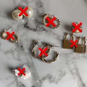 Ringar och örhängen!! - GRATIS + FRAKT PÅ 14KR TILLKOMMER!! MAX 3 PER PERSON!!