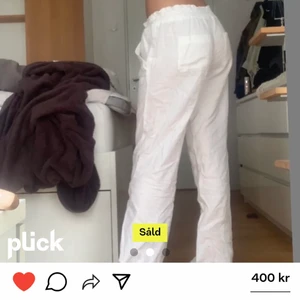 Roxy liknande linnebyxor - Säljer dessa byxor som är köpte från plick som jag aldrig använt eftersom dom var för små. Jag är 168 och dom är för korta för mig.