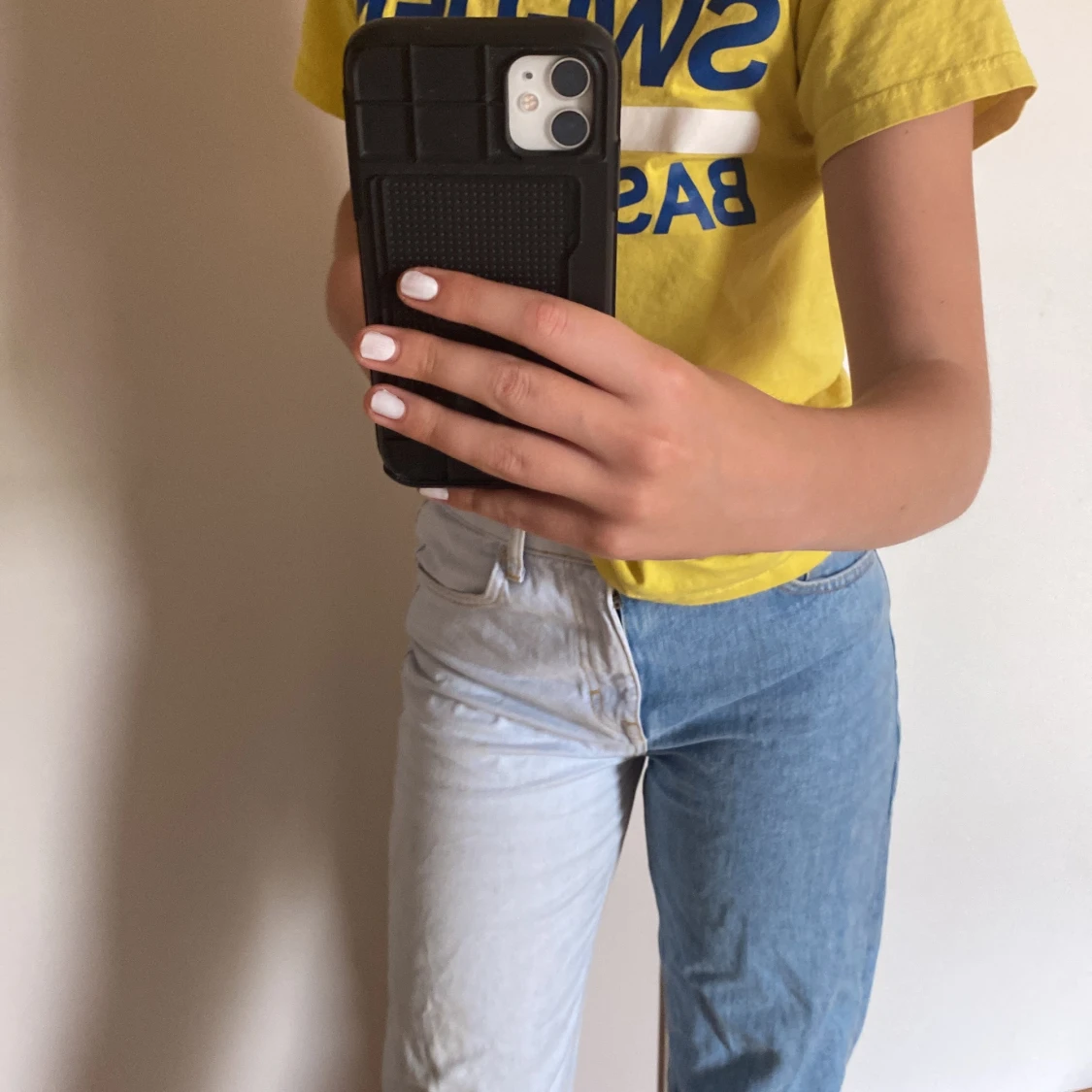 Tvåfärgade jeans - 91