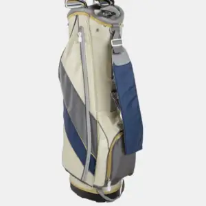 Säljer denna golfbag som är i bra skick från Wilson. 8-9/10 i skicket. Regnskydd för klubborna medföljer.