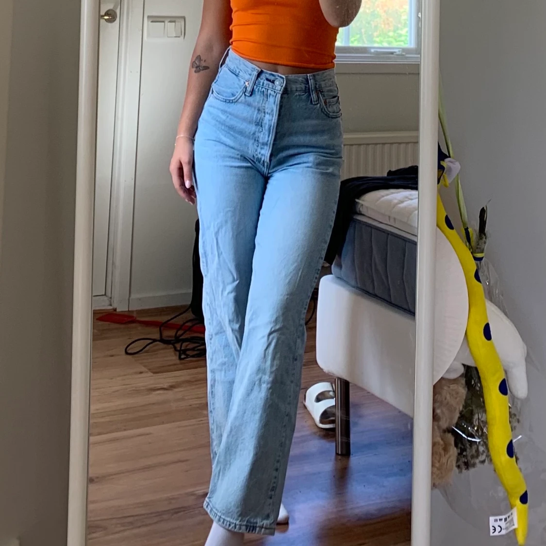 Ribcage Levis straight jeans 