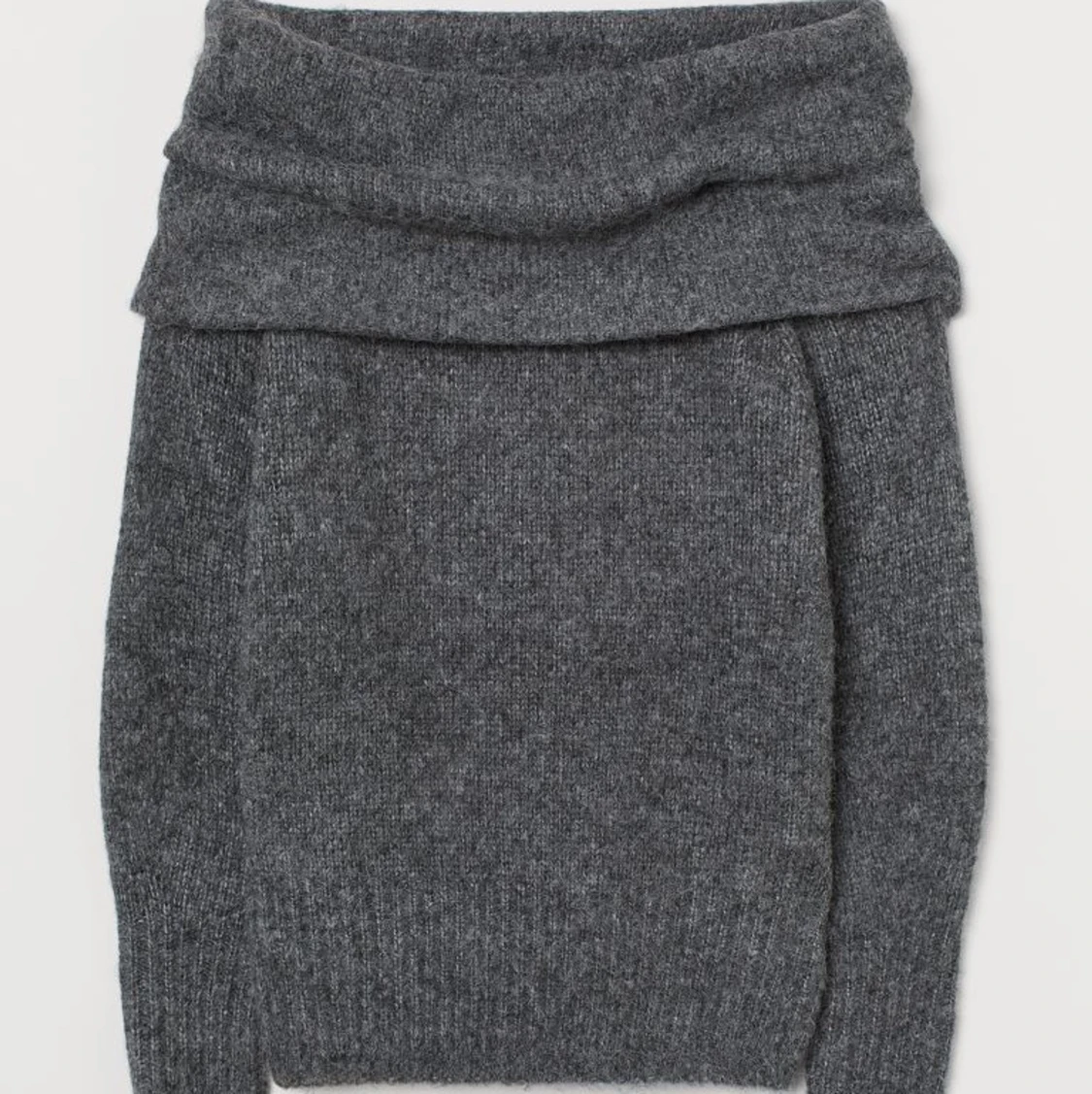 Stickad off shoulder tröja💗