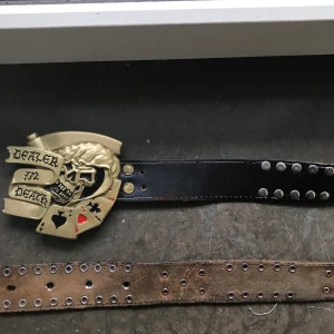 Snyggt harley davidson bälte - Fett bälte, 109cm långt