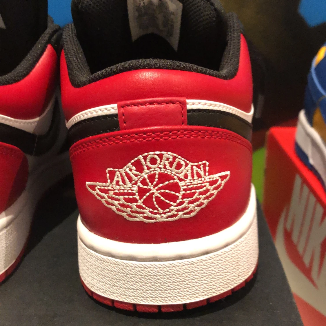 Jordan 1 low bred toe - 91