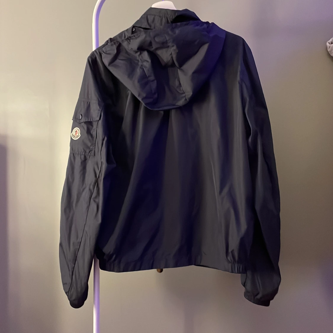 Mörkblå Moncler windbreaker - 90