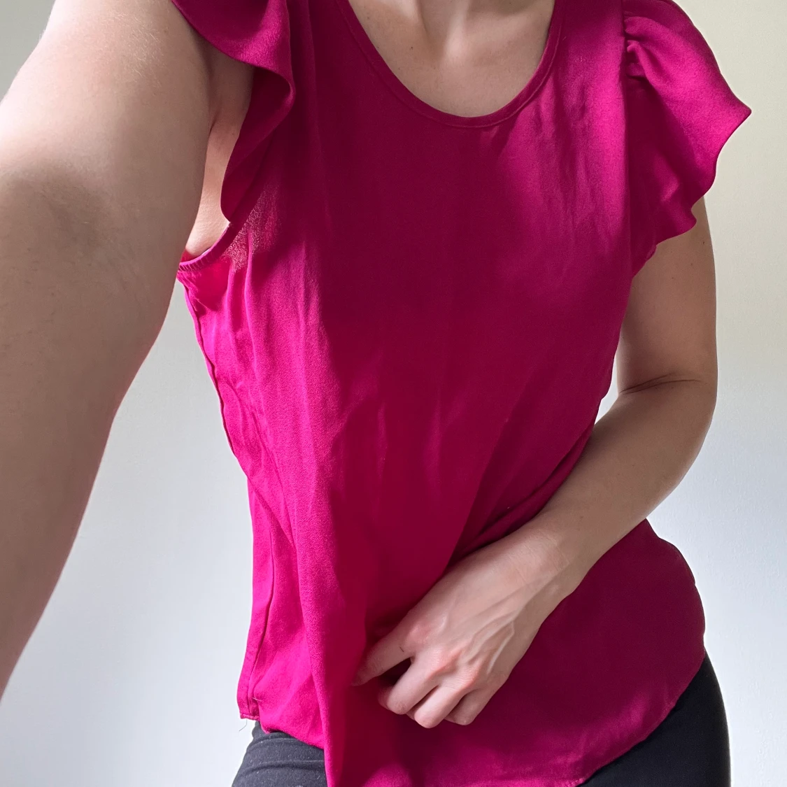 Hot pink blouse SMALL - 91