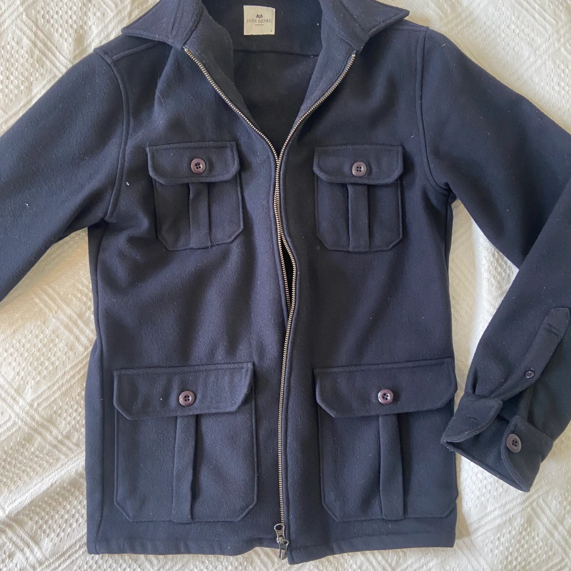 John Henric Overshirt (marinblå)