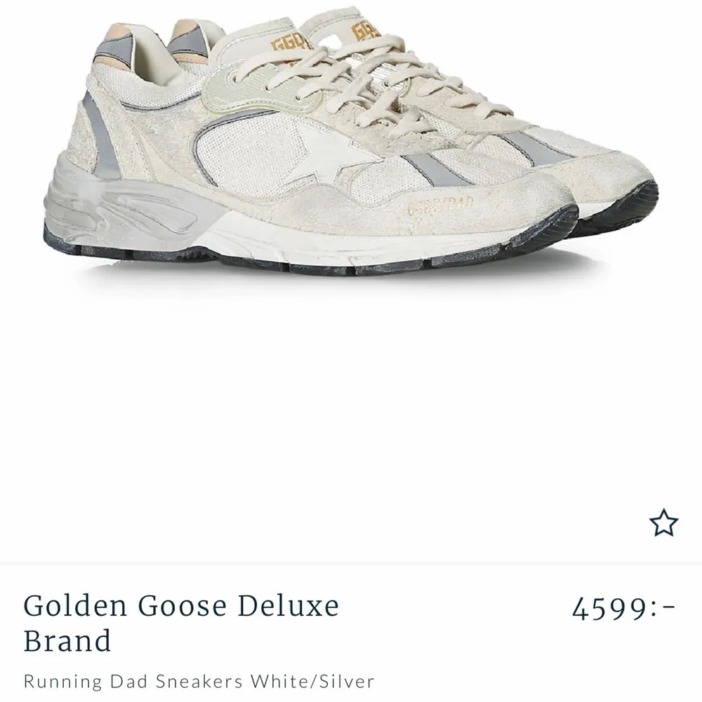 Säljer ett par helt nya golden goose skor i storlek 43. Köpta för 4599kr! . Skor.