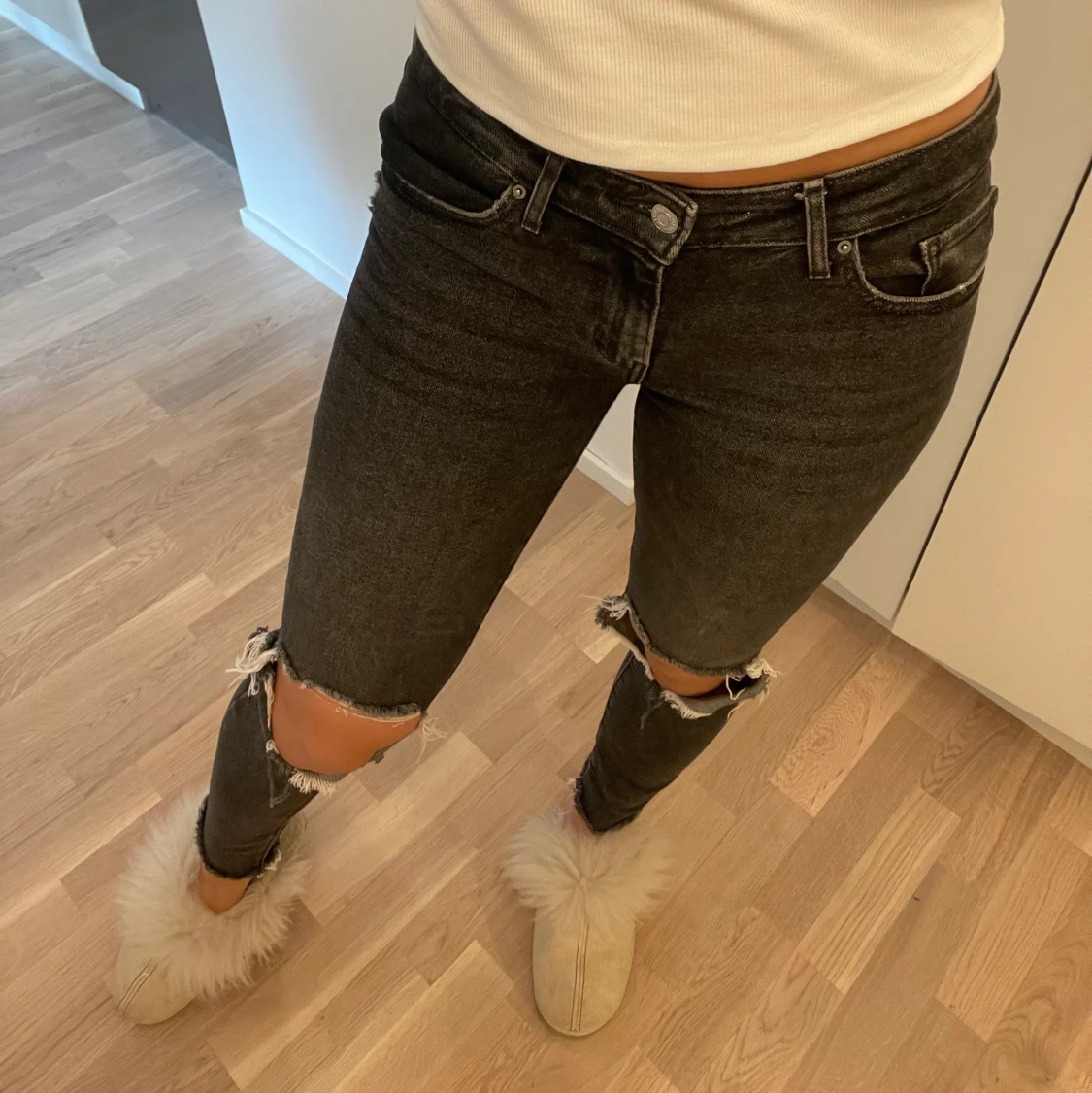 Lågmidjade Levis - 90