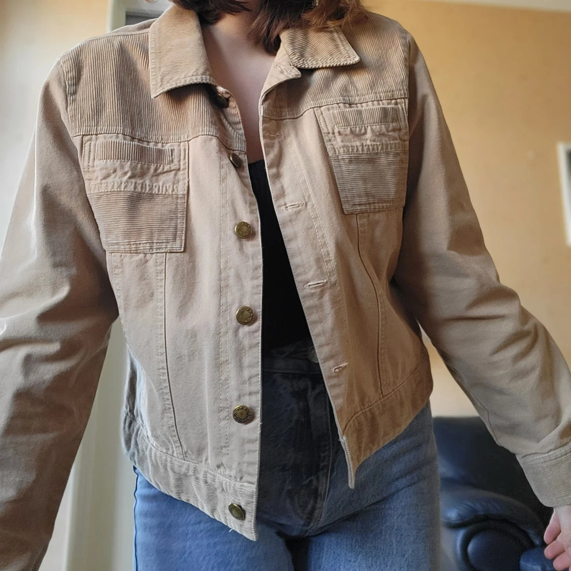 Brun vår jacka - 90