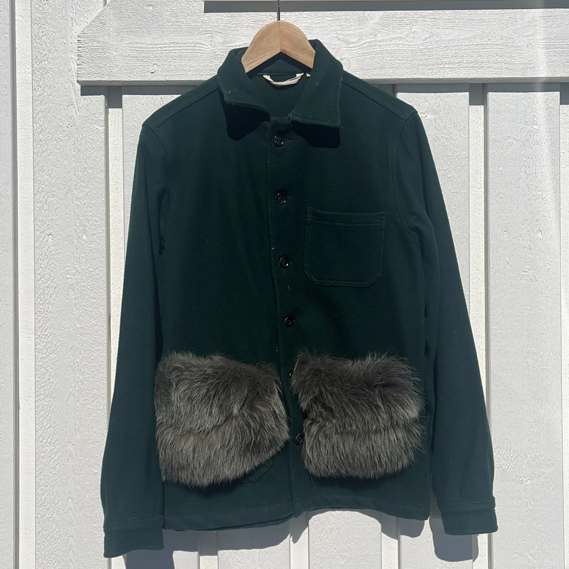 Mossgrön jacka 