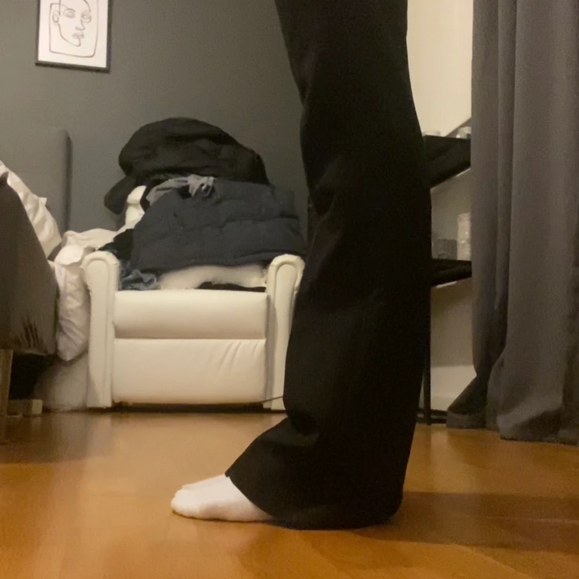 Lågmidjade kostymbyxor  - 91