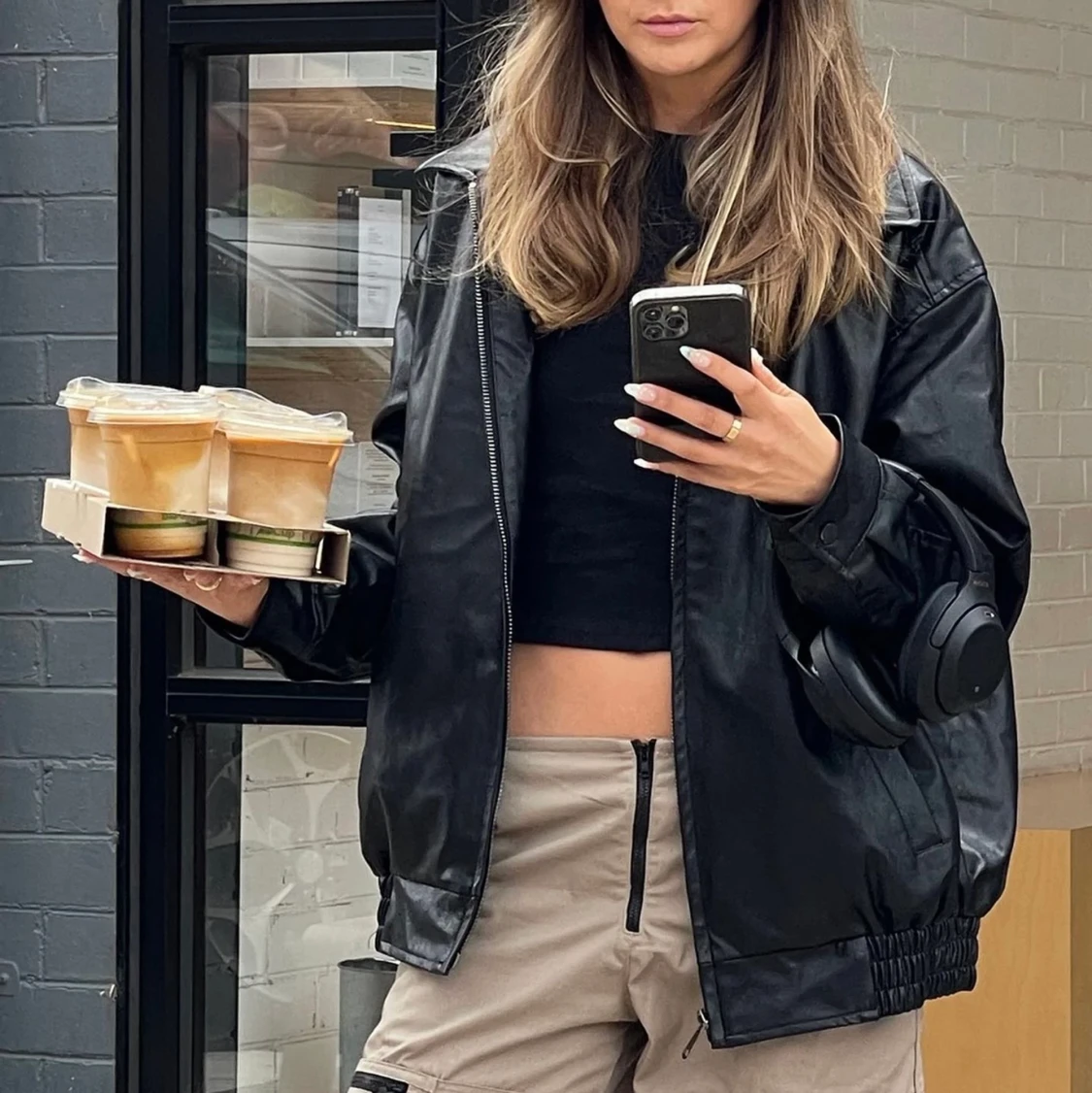 Motelrock läderjacka  - 90