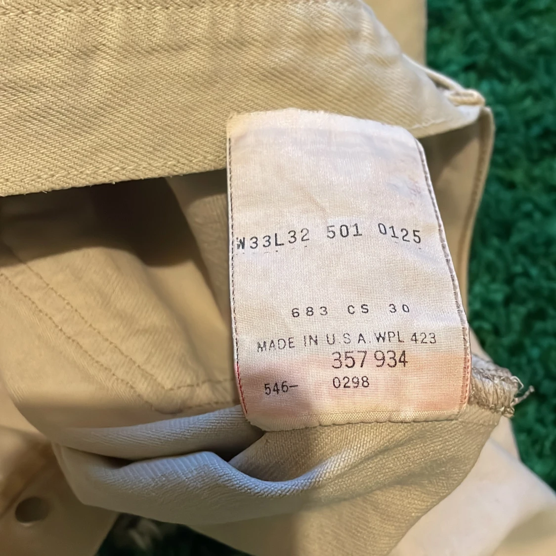 Vintage Levis 501 Made In USA  - 91