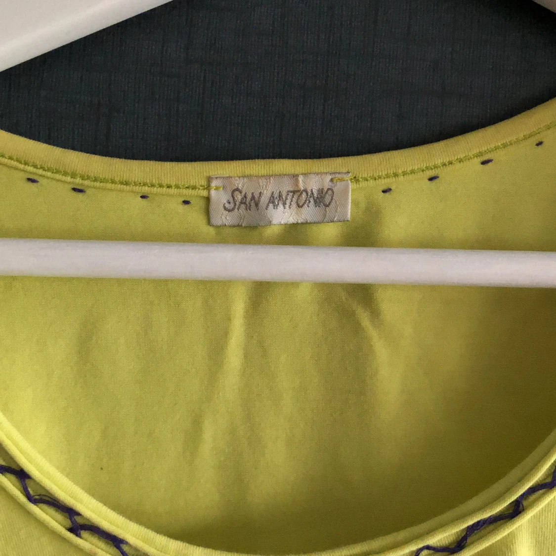 Neongrönt tröja - 90