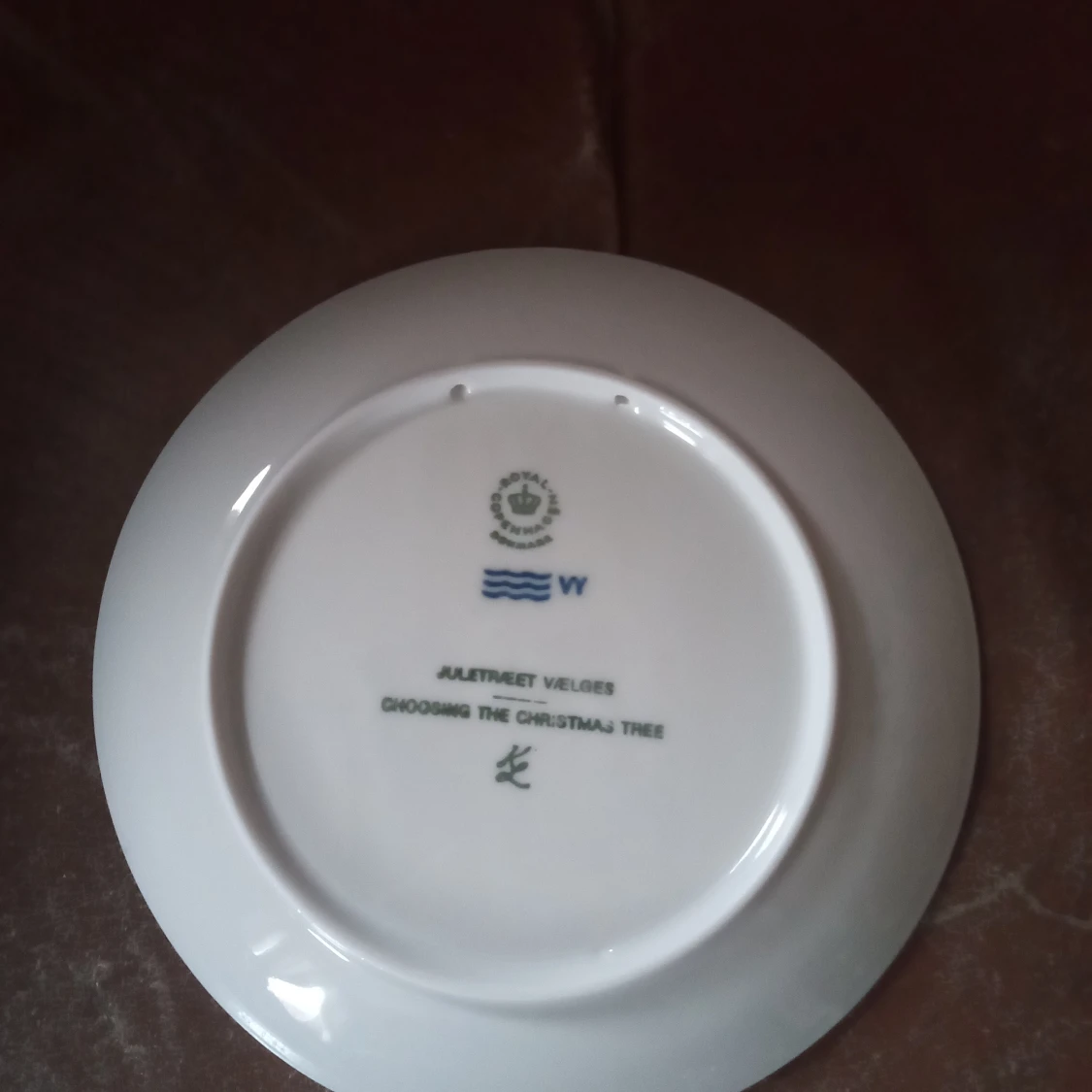 Jultallrik Bing & Gröndahl . 18 cm stor . - 91