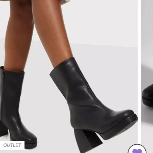 Boots med klack  - Skorna är i storlek 39, de är inte jobbiga att gå i då de har bred klack. Säljer då de bara har kommit till användning två gånger. De är i jättefint skick. Om du vill ha fler bilder är det bara att fråga! Köparen står för frakt💞💞