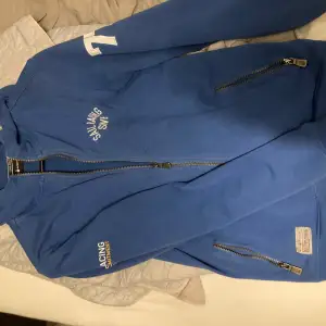 blå bekväm sail racing zip hoodie