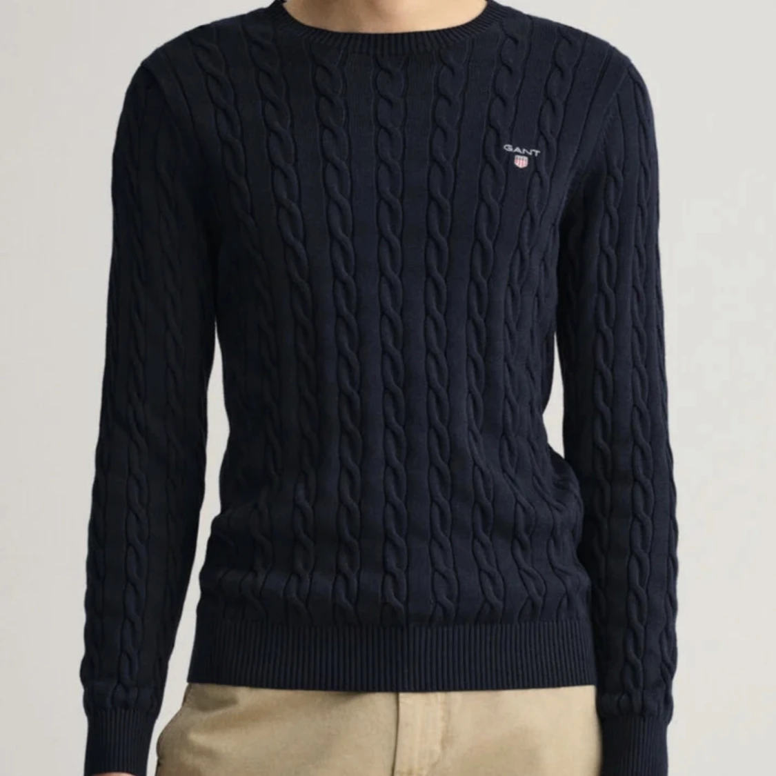 Gant crew neck bommulströja