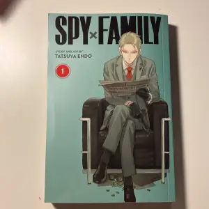 Spy x family manga 1. Nyskick, köpte för 139kr