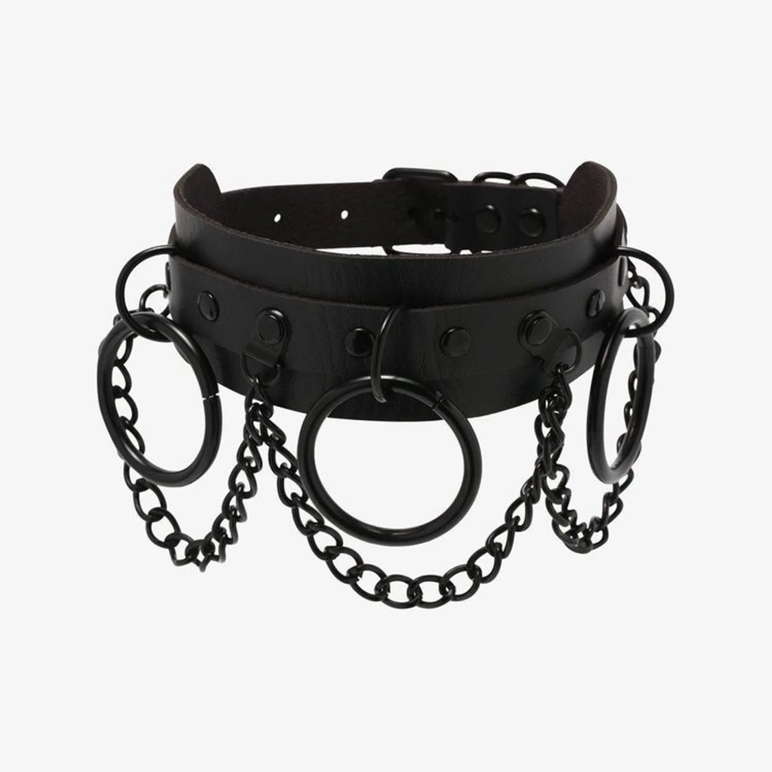 Svart choker med hängen