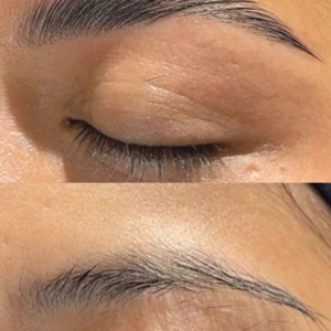 Ögonbryn - Hej tjejer just nu, så fixar jag ögonbryn genom att noppa dem och forma dem, jag sminkar även kunder och hår tar ej emot klippningar utan bara fix