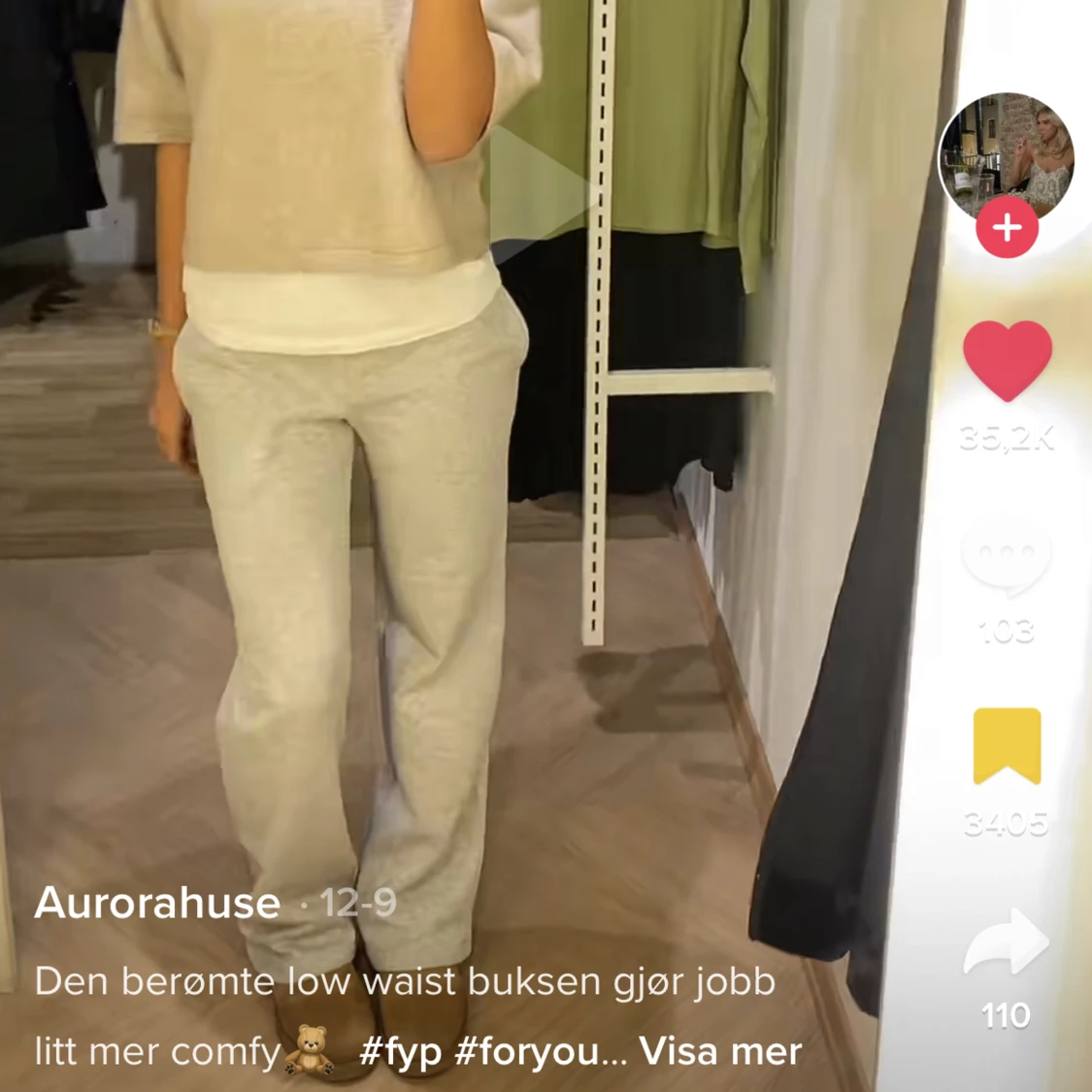 Mjukisbyxor straight  - 90