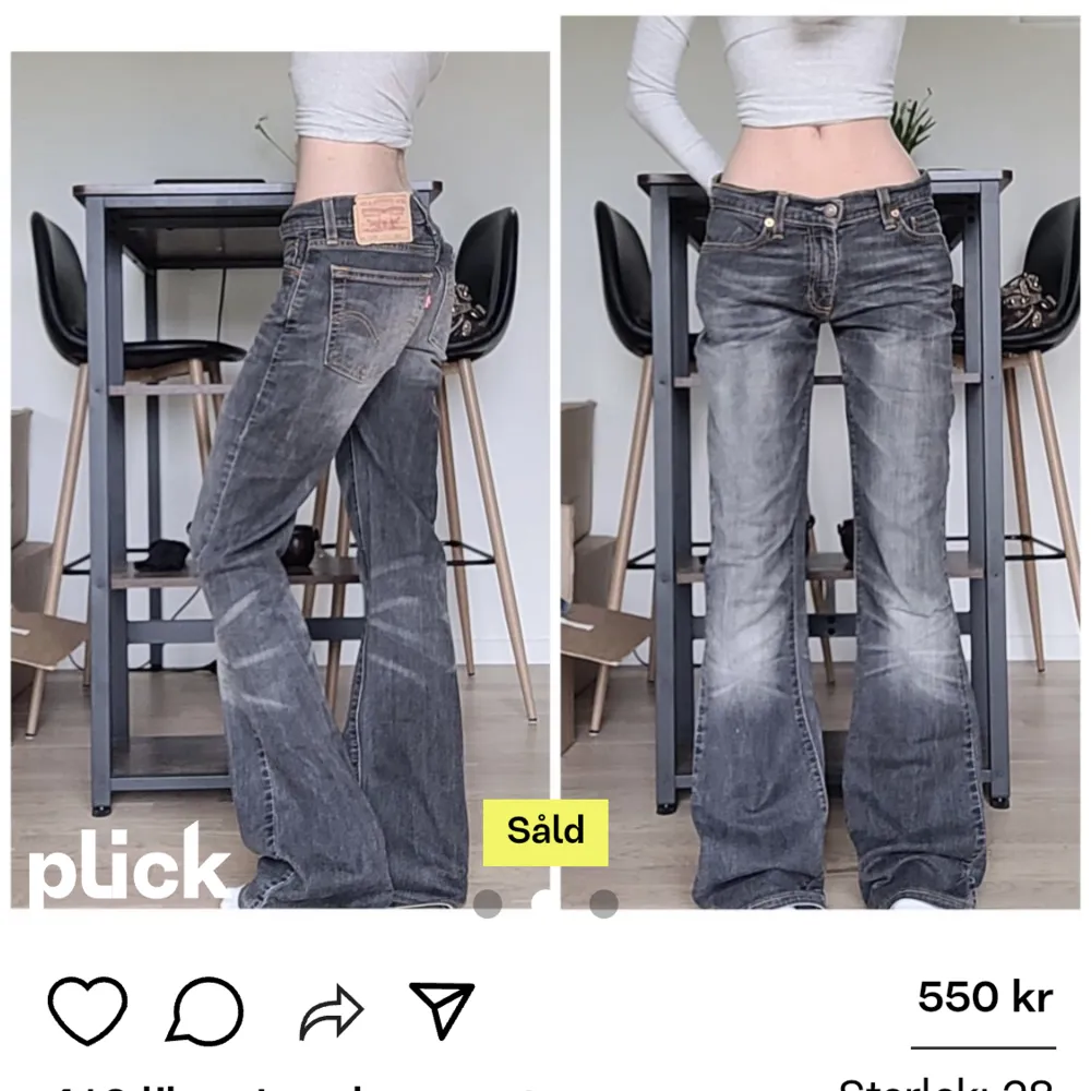 Köpt på plick, dock inte riktigt min stil så säljer vidare med 50kr discount!. Jeans & Byxor.