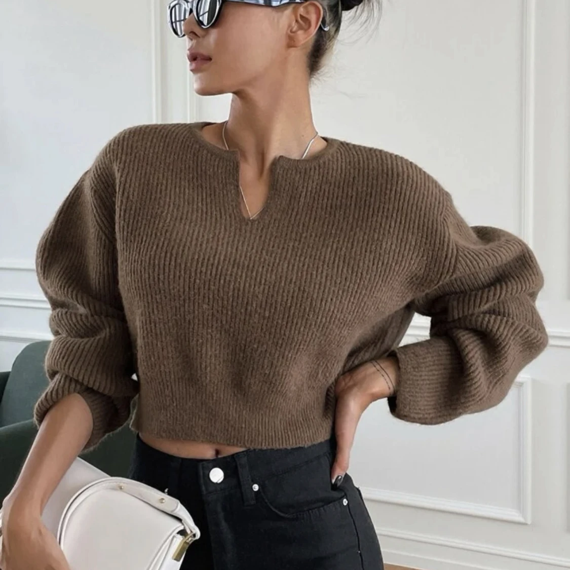 Stickad tröja  - 90