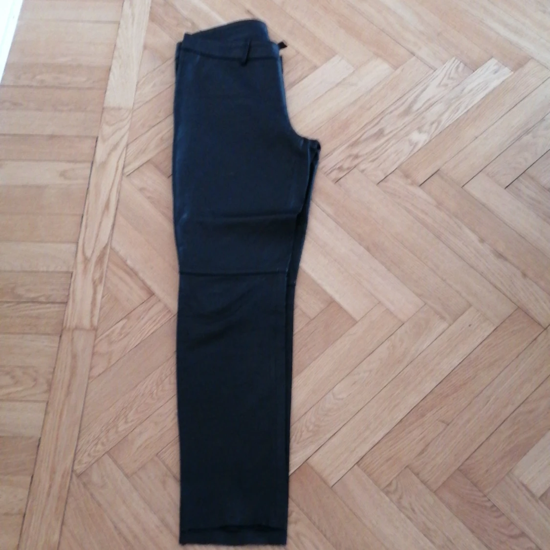 Äkta leder byxor  - 90