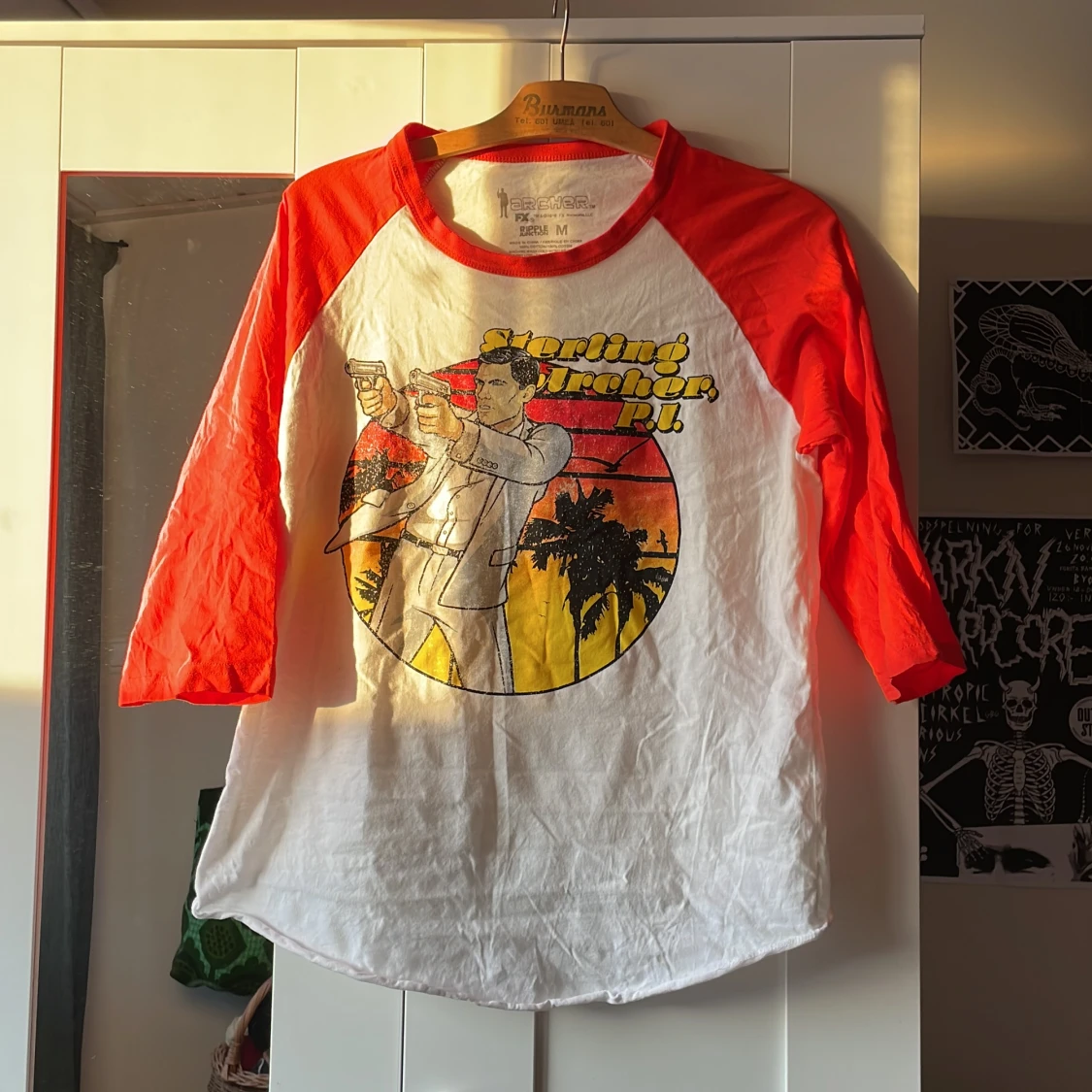 Långärmad tröja med tryck 