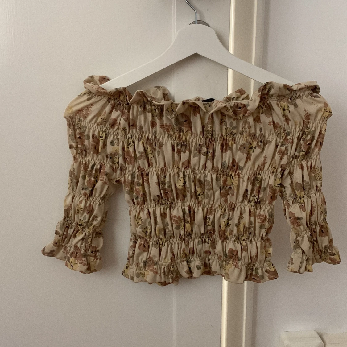 Vintage off-shoulder topp, XS - 91