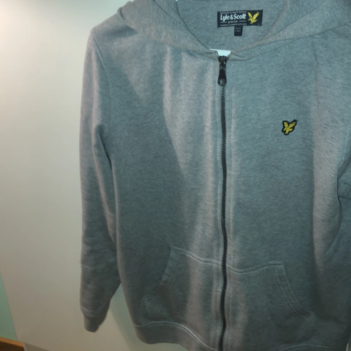 lyle&scott hoodie med dragkedja - 90