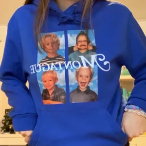 Hov1 hoodie - Blå hov1 hoodie m trycket från Montague albumet💙