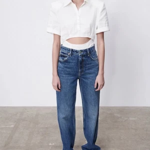 Zara jeans - Säljer mina vida högmidjade jeans från zara då de inte kommer till användning🥰 