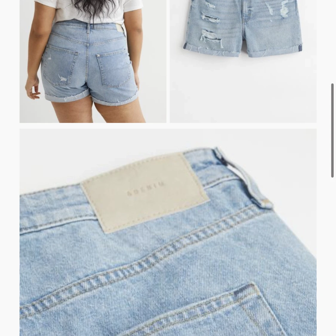 Min shorts ultra high waist  - 91