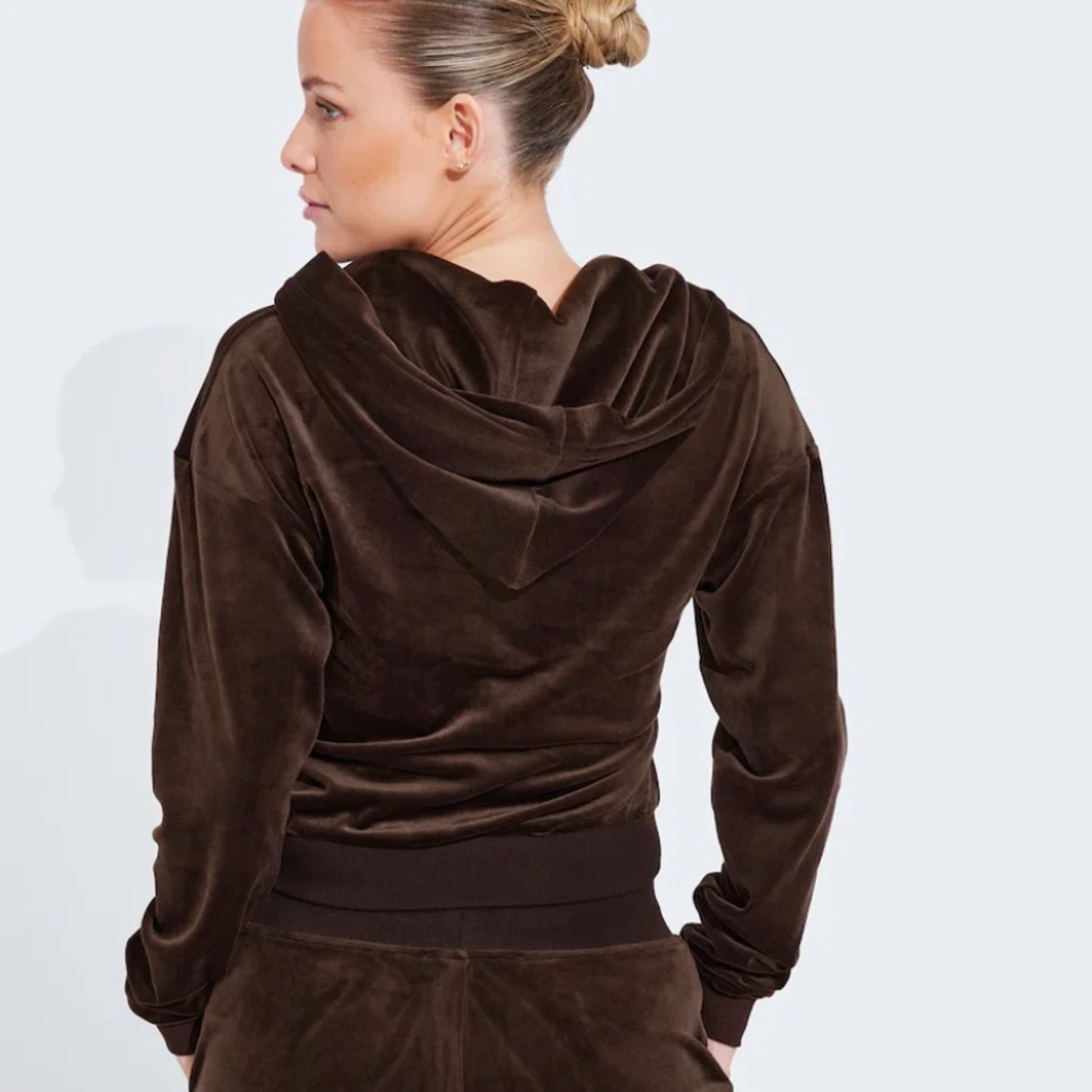 Brun zip hoodie - 90