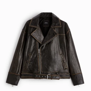 Vintage brun skinnjacka  - Sååå snygg! Storlek S 💗 Köpt för 2000 kr. Inga defekter!