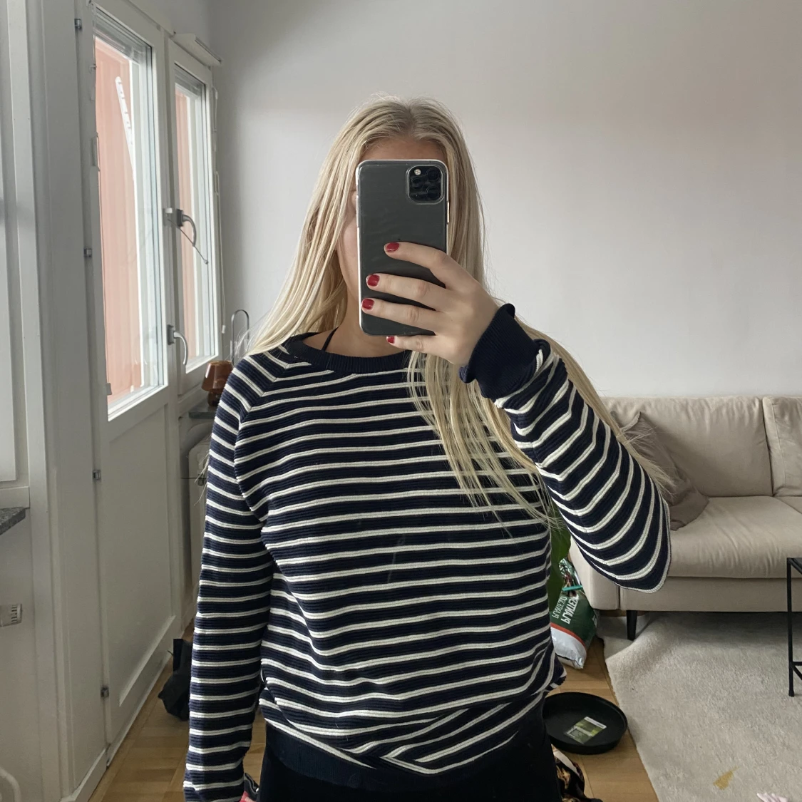 Randig tröja från Mango storlek S